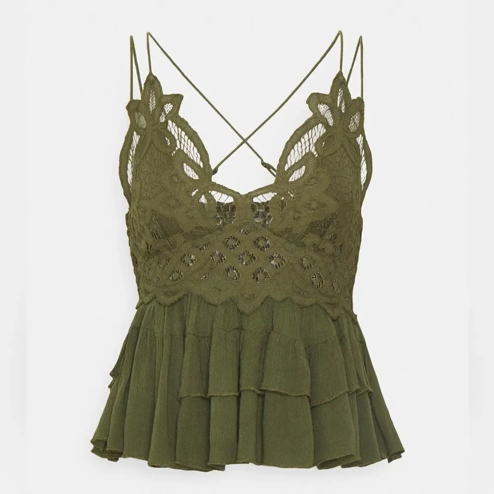 FREE PEOPLE Adella Cami Tank Top